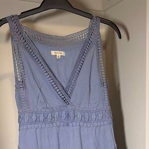 Max Studio Flowing Blue Maxi Dress | Vacation Style